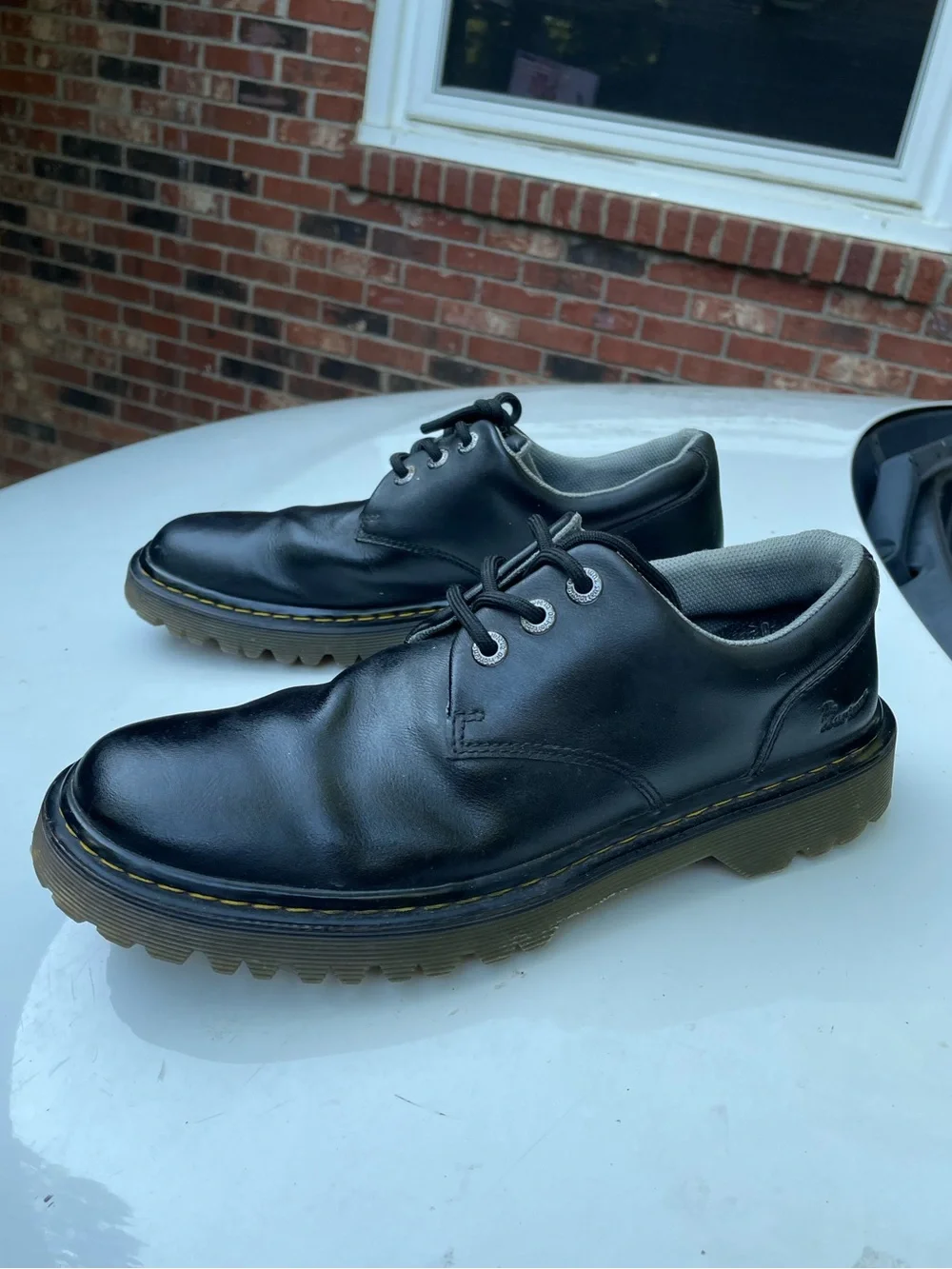 Dr Martens Kent Black Leather Oxford Shoes Size 9 Men’s